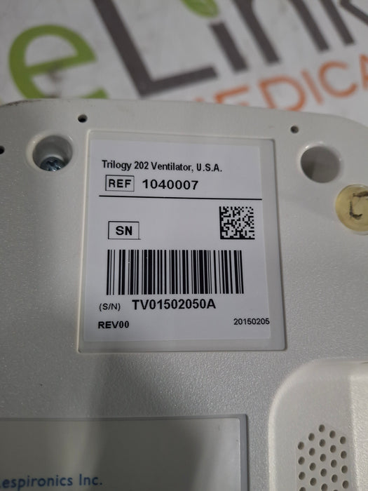 Respironics Respironics Trilogy 202 Ventilator Respiratory reLink Online