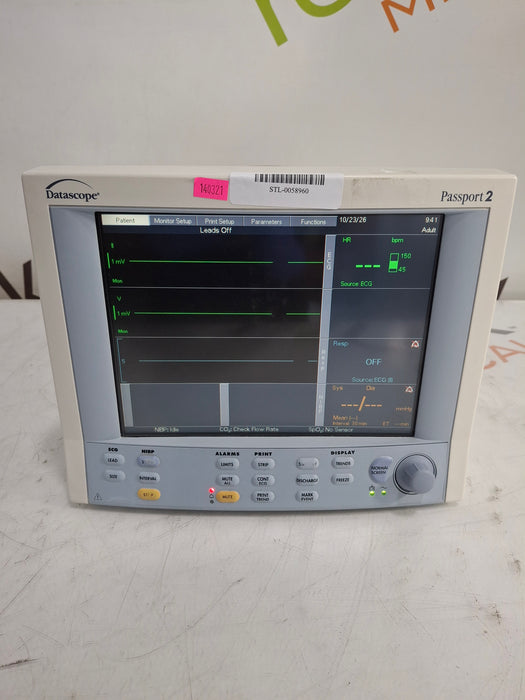 Datascope Passport 2 w/CO2 Patient Monitor