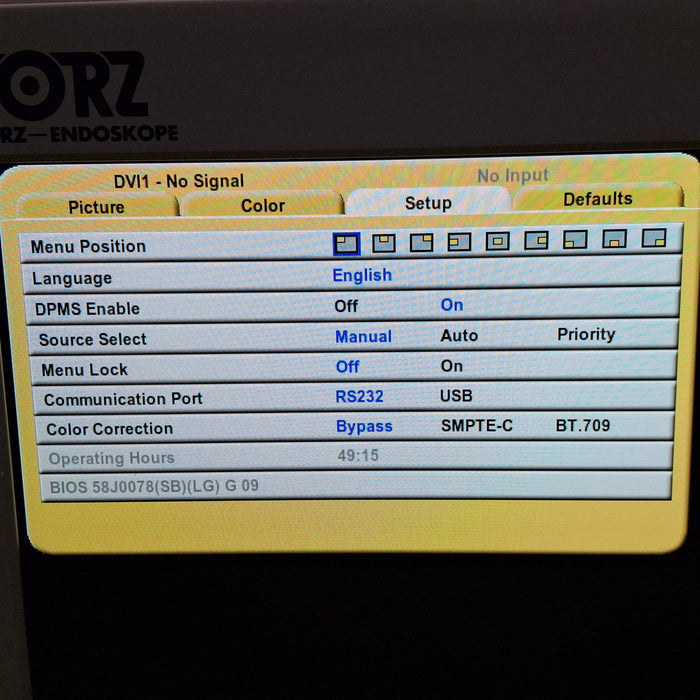 Karl Storz 9606-32 Video Tower Cart