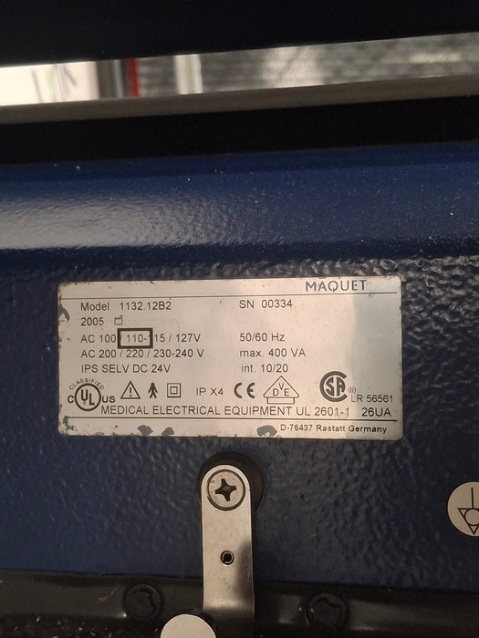 Maquet Alphastar Surgical Table
