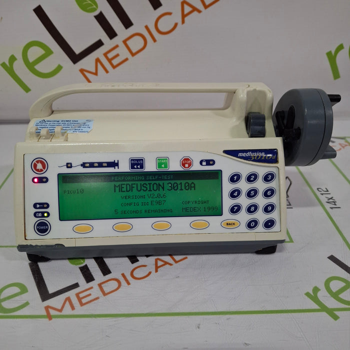 Smiths Medical Medfusion 3010a Syringe Infusion Pump