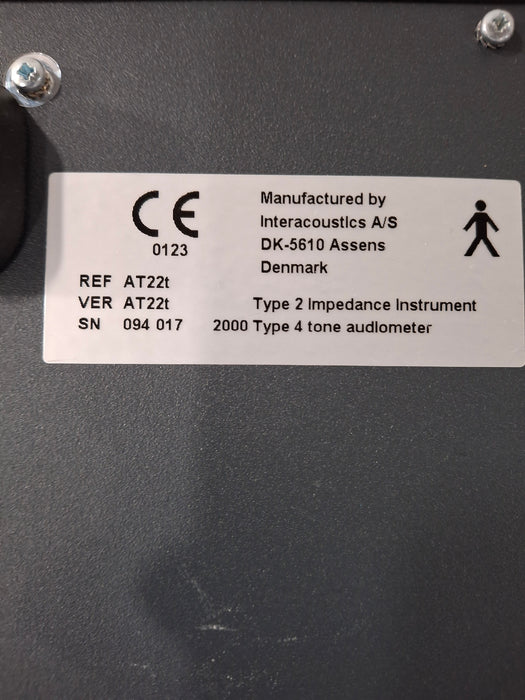 Interacoustics AT22t Impedance Audiometer