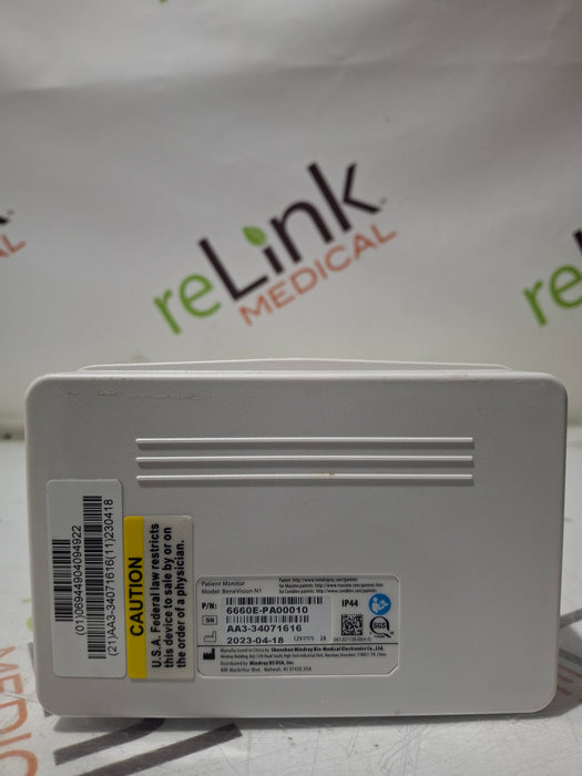 Mindray Benevision N1 Nellcor Transport Monitor