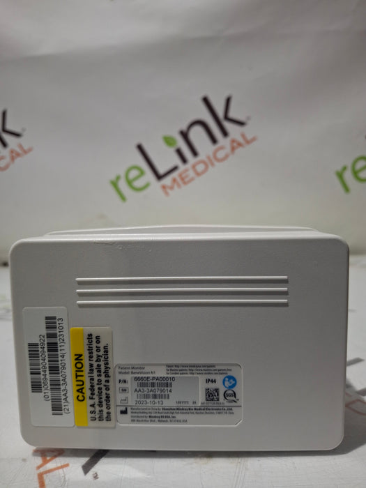 Mindray Benevision N1 Nellcor Transport Monitor