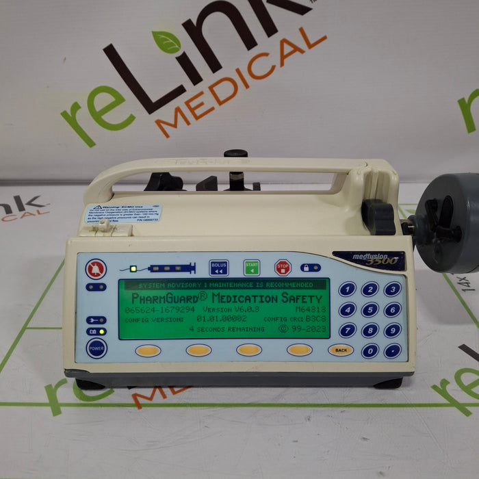 Smiths Medical Medfusion 3500 Version 6 Syringe Infusion Pump