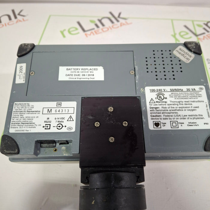Smiths Medical Medfusion 3500 Version 6 Syringe Infusion Pump