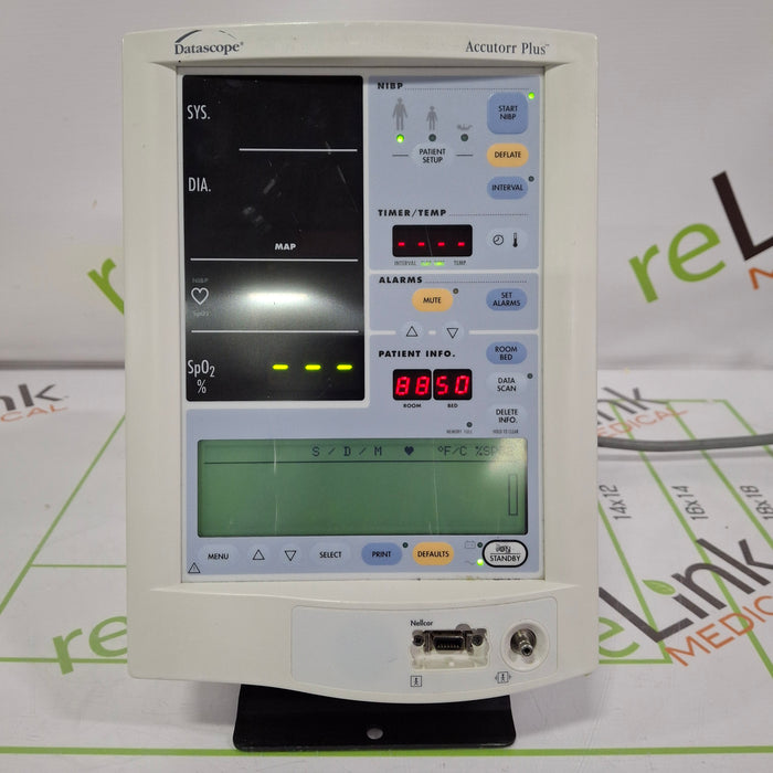 Datascope Accutorr Plus Vital Signs Monitor