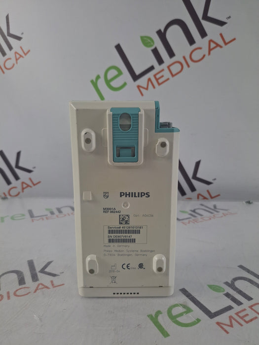 Philips M3001A-A04C06 OxiMax SpO2, NIBP, ECG, Temp, IBP MMS Module