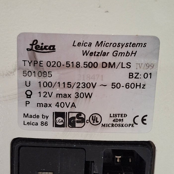 Leica DMLS Binocular Microscope