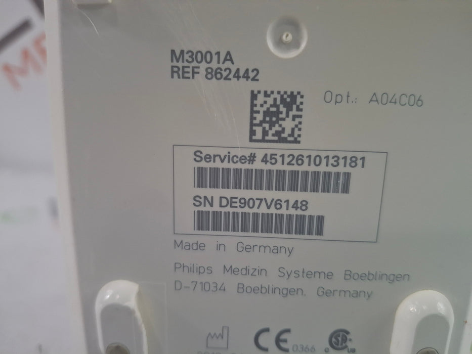 Philips M3001A-A04C06 OxiMax SpO2, NIBP, ECG, Temp, IBP MMS Module