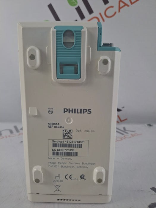 Philips M3001A-A01C06 Fast SpO2, NIBP, ECG, Temp, IBP MMS Module
