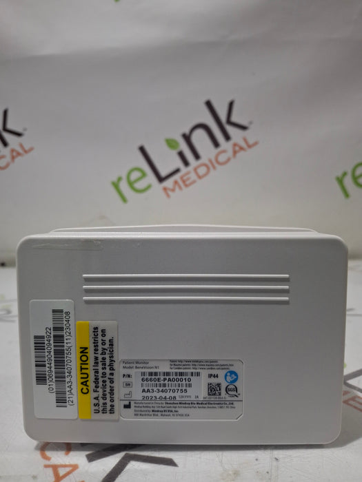 Mindray Benevision N1 Nellcor Transport Monitor