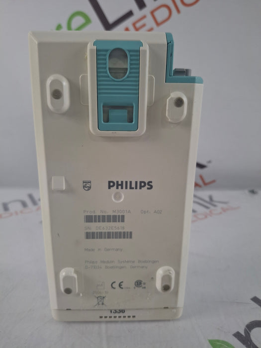 Philips M3001A-A01C06 Fast SpO2, NIBP, ECG, Temp, IBP MMS Module