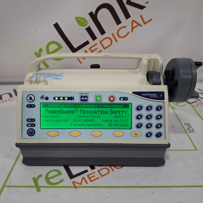 Smiths Medical Medfusion 4000 Syringe Infusion Pump