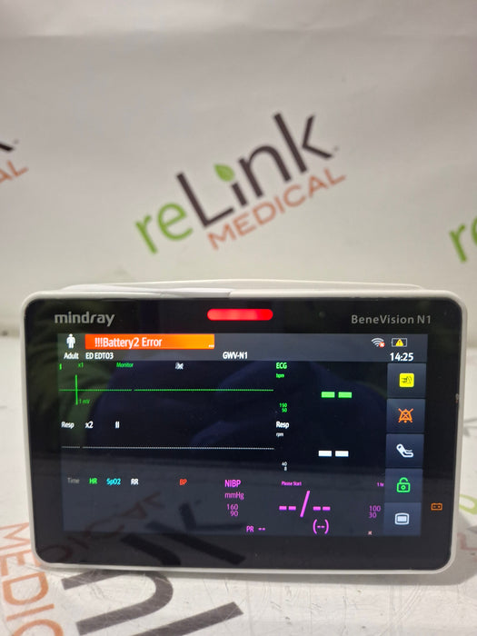 Mindray Benevision N1 Nellcor Transport Monitor