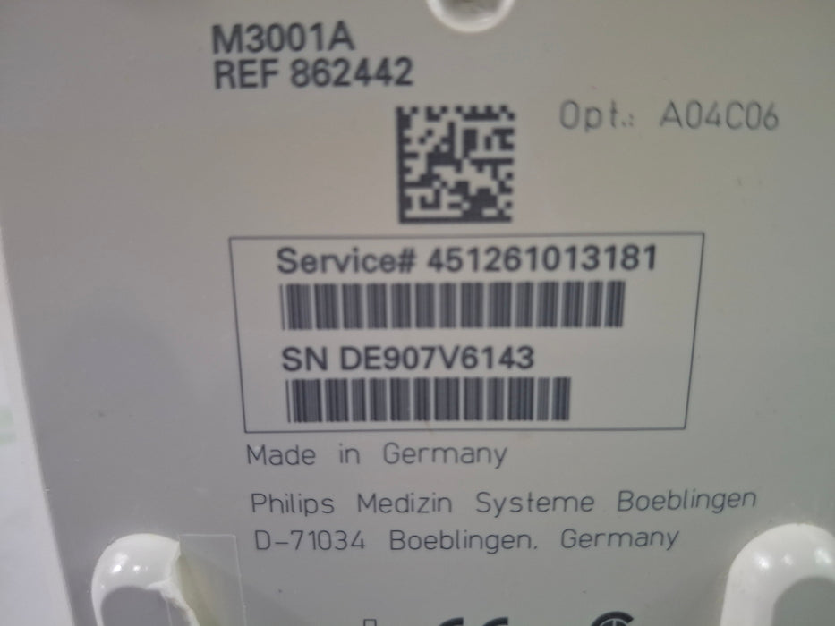 Philips M3001A-A01C06 Fast SpO2, NIBP, ECG, Temp, IBP MMS Module