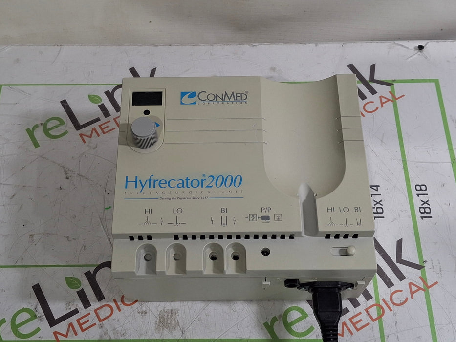 ConMed Hyfrecator 2000 Electrosurgical Unit
