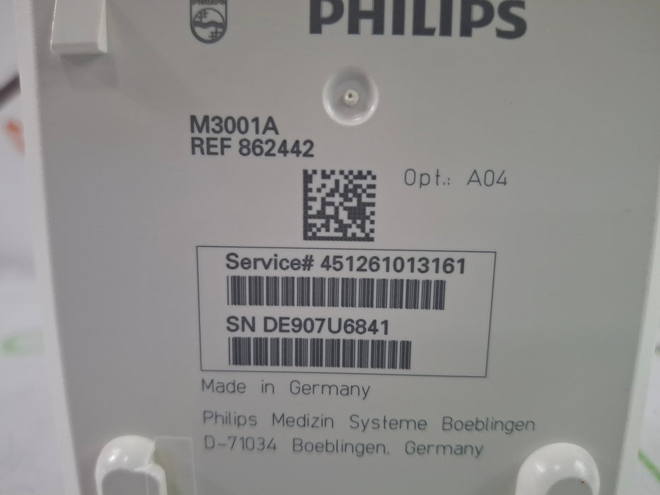 Philips M3001A-A04 OxiMax SpO2, NIBP, ECG MMS Module