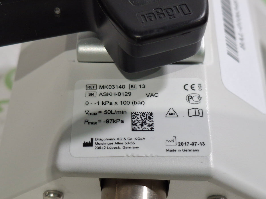 Drager MK03140 Vacuum Regulator