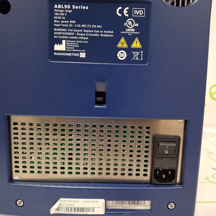 Radiometer ABL90 Flex Plus Blood Gas Analyzer