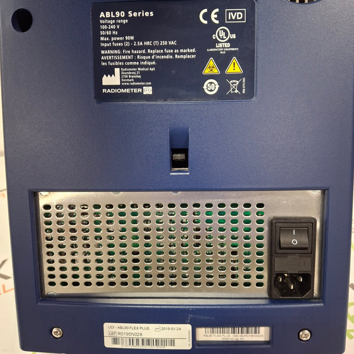 Radiometer ABL90 Flex Plus Blood Gas Analyzer