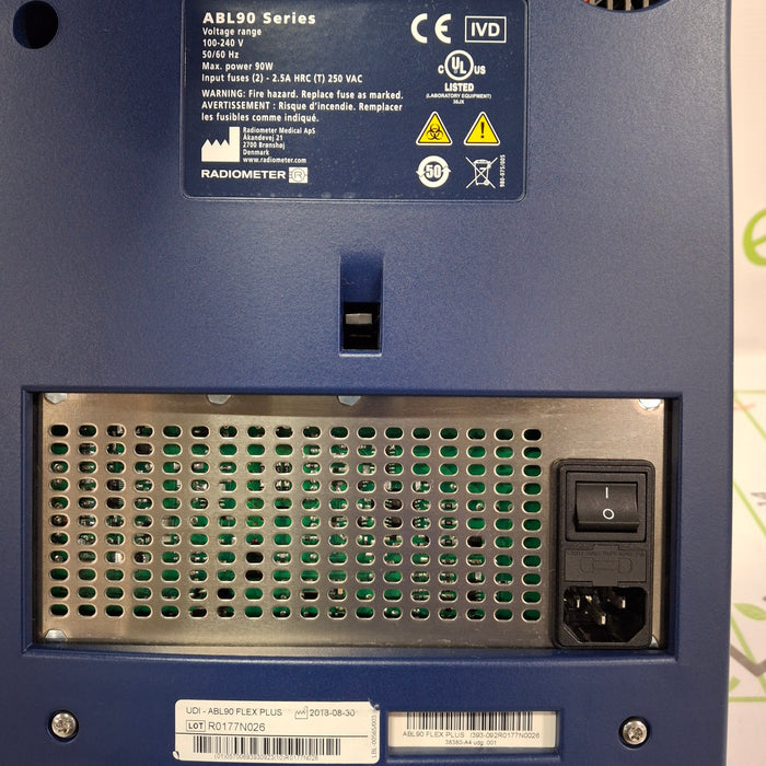 Radiometer ABL90 Flex Plus Blood Gas Analyzer