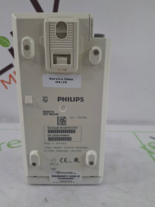 Philips M3001A-A04C06 OxiMax SpO2, NIBP, ECG, Temp, IBP MMS Module