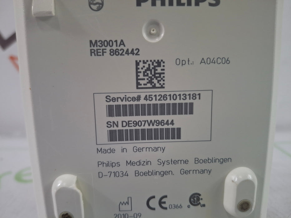 Philips M3001A-A04C06 OxiMax SpO2, NIBP, ECG, Temp, IBP MMS Module