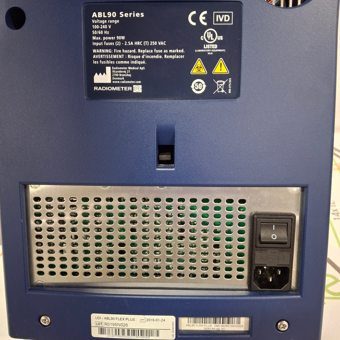 Radiometer ABL90 Flex Plus Blood Gas Analyzer