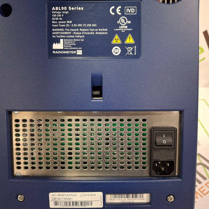 Radiometer ABL90 Flex Plus Blood Gas Analyzer