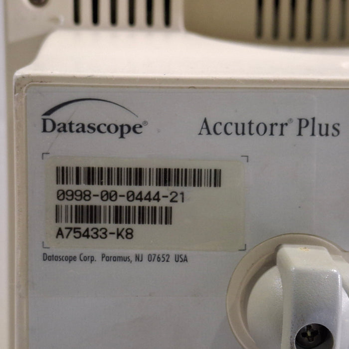 Datascope Accutorr Plus Vital Signs Monitor