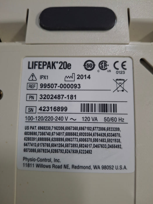 Physio-Control LifePak 20e Defibrillator
