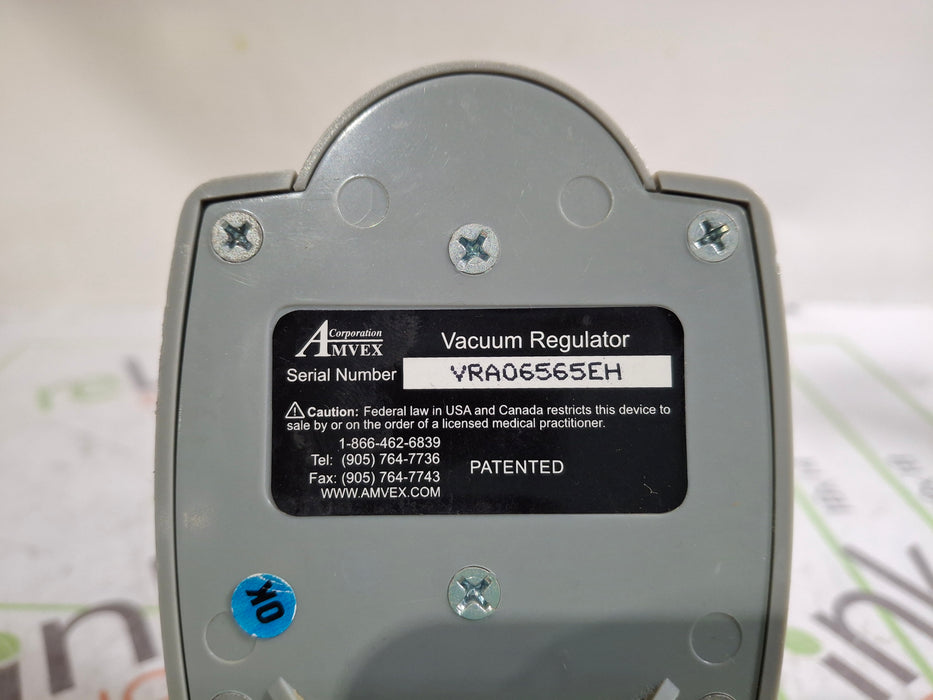 Amvex Vacuum Regulator