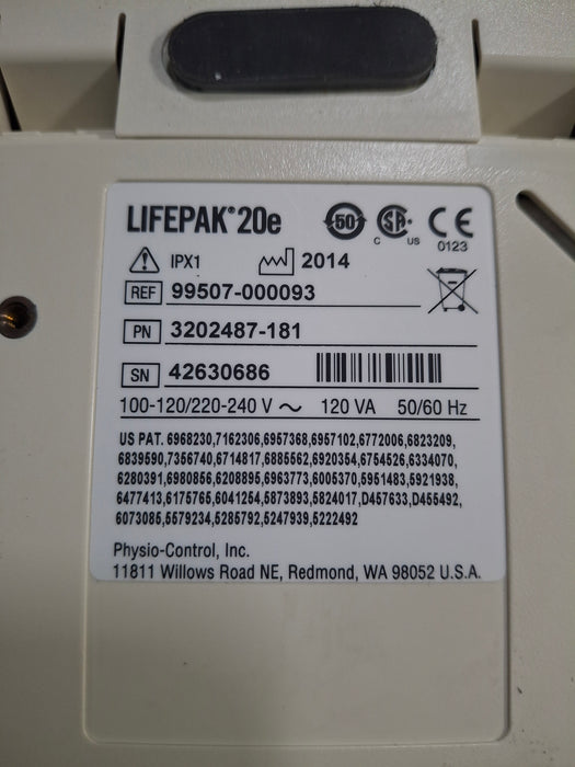 Physio-Control LifePak 20e Defibrillator