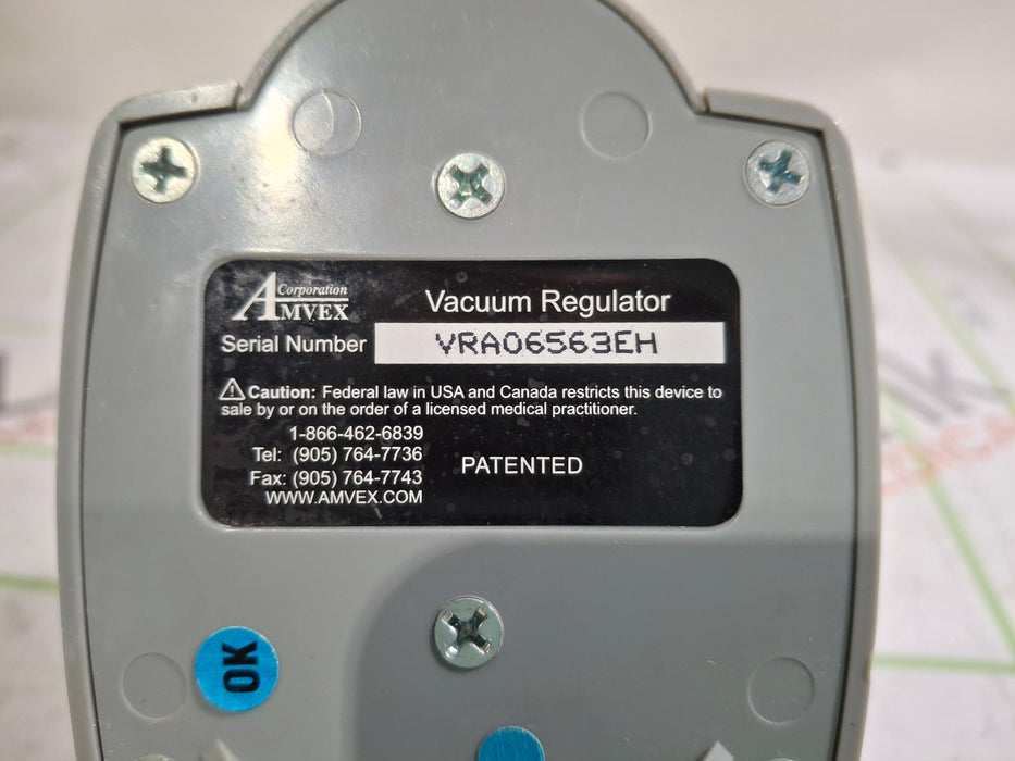Amvex Vacuum Regulator
