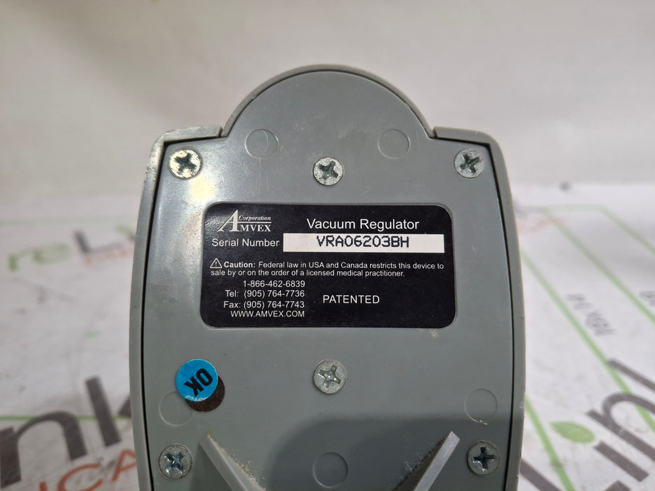 Amvex Vacuum Regulator