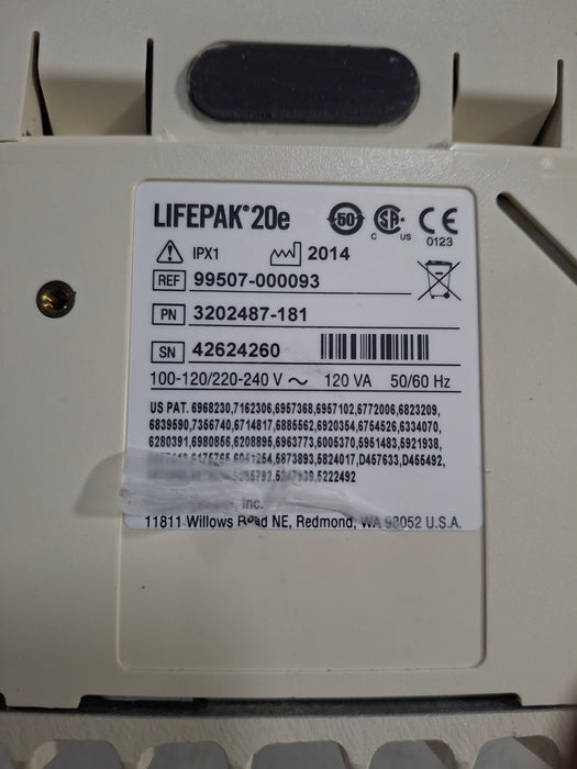 Physio-Control LifePak 20e Defibrillator