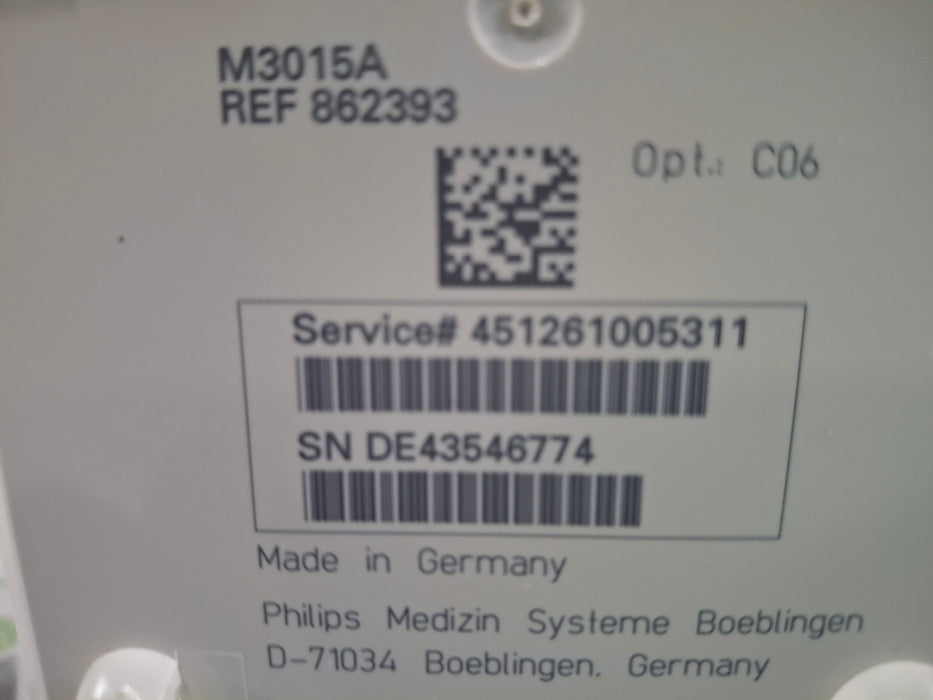 Philips M3015A-C06 CO2, Temp, IBP Extension Module