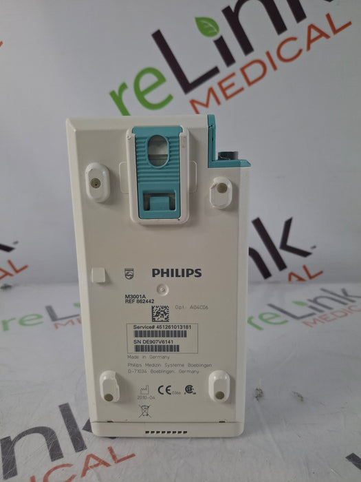 Philips M3001A-A04C06 OxiMax SpO2, NIBP, ECG, Temp, IBP MMS Module