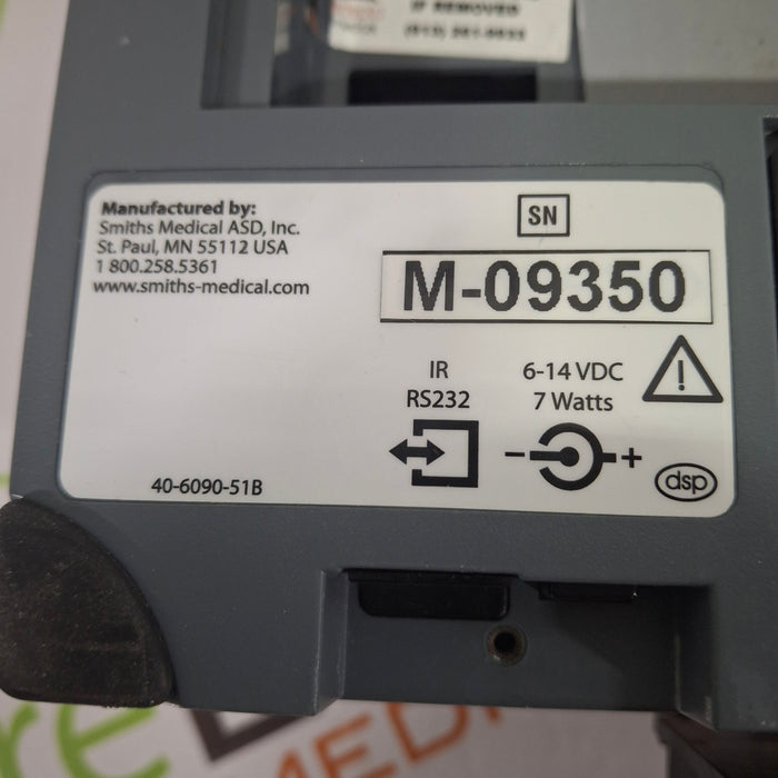 Smiths Medical Medfusion 3500 Version 5 Syringe Infusion Pump