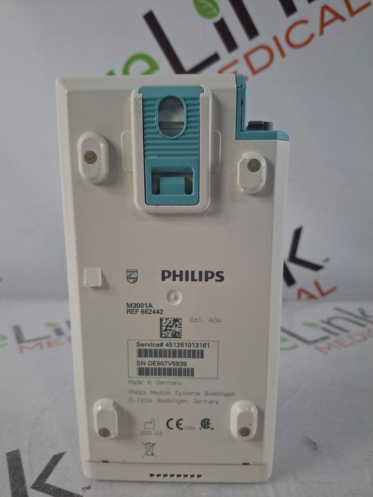 Philips M3001A-A04 OxiMax SpO2, NIBP, ECG MMS Module