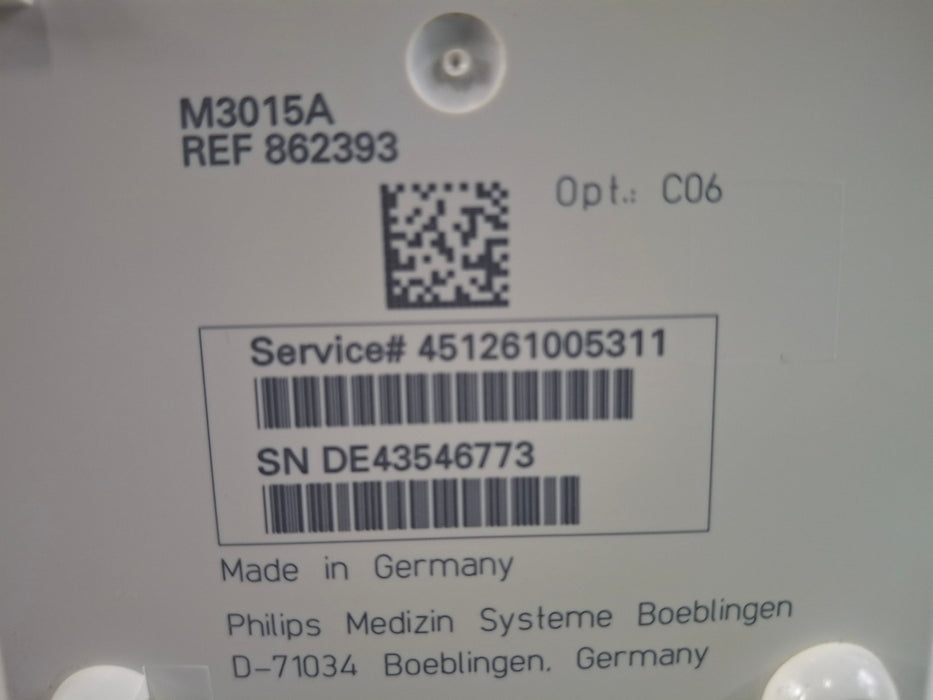 Philips M3015A-C06 CO2, Temp, IBP Extension Module