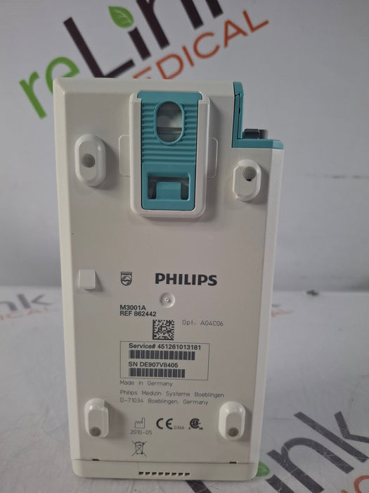Philips M3001A-A04C06 OxiMax SpO2, NIBP, ECG, Temp, IBP MMS Module