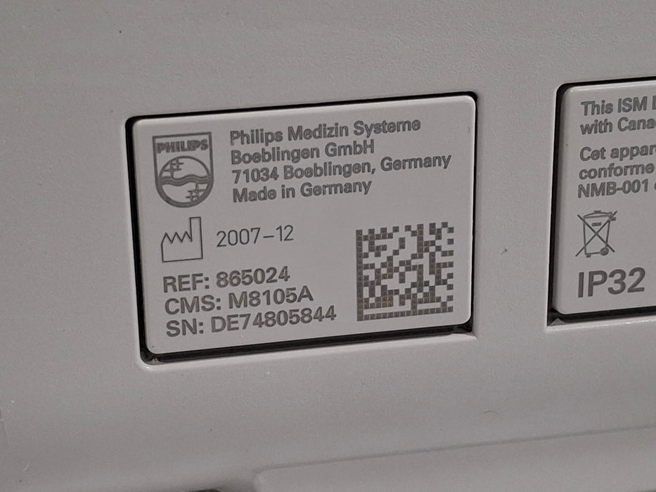 Philips Intellivue MP5 - ECG, Fast SpO2, NIBP Patient Monitor