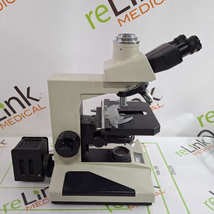 Nikon Optiphot Trinocular Microscope