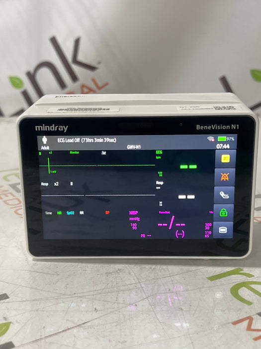Mindray Benevision N1 Nellcor Transport Monitor
