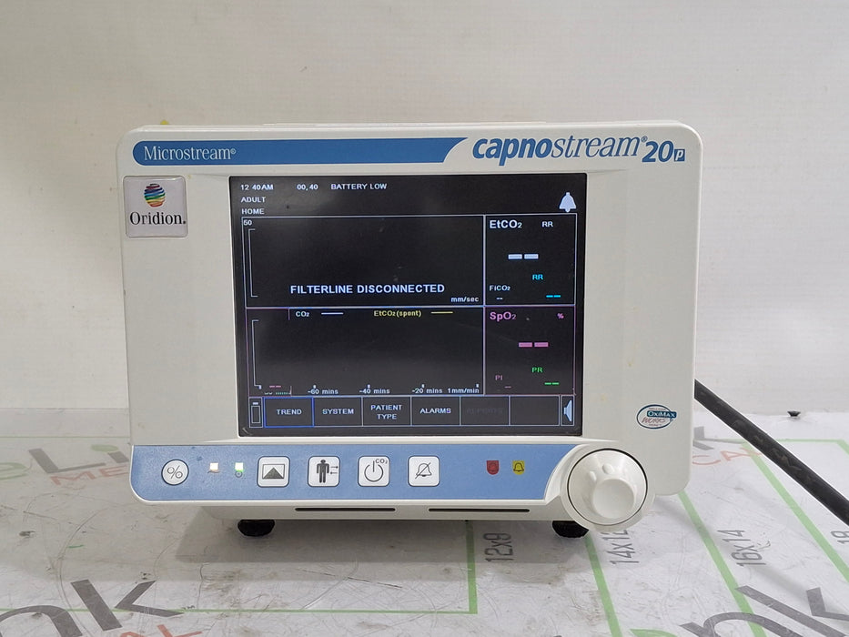 Oridion Capnostream 20P Capnography Monitor