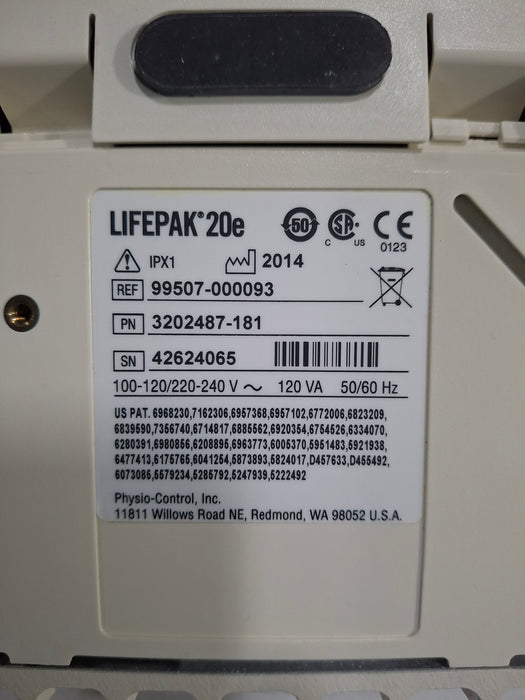 Physio-Control LifePak 20e Defibrillator