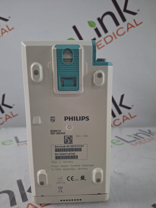 Philips M3001A-A01C06 Fast SpO2, NIBP, ECG, Temp, IBP MMS Module