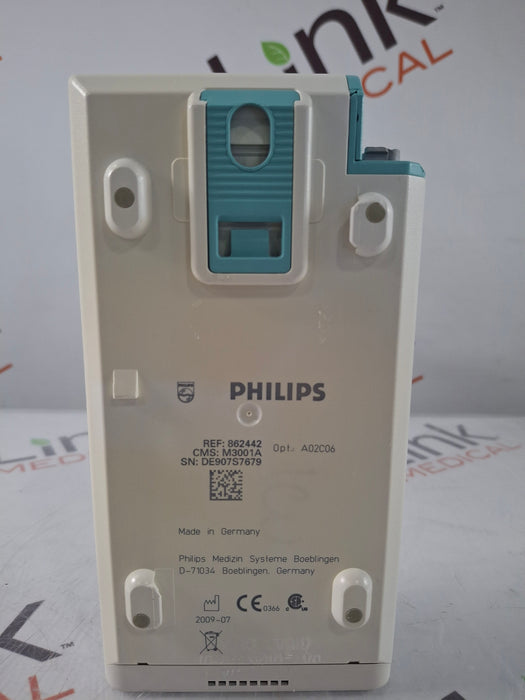 Philips M3001A-A01C06 Fast SpO2, NIBP, ECG, Temp, IBP MMS Module